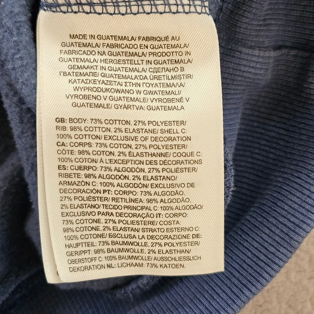 The North Face Hoodie Mens‎ Blue Box NSE Graphic Fleece Lined Relaxed Drawstring